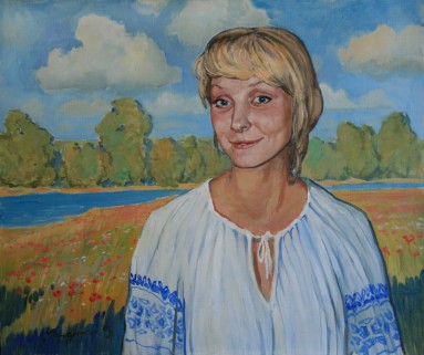portret zhinochij50x60p.o.2009